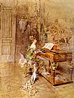 Giovanni Boldini Famous Paintings - La Pianista